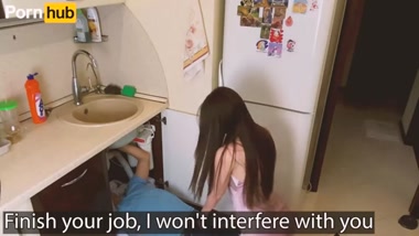 Russian wife cheated on her husband while he was away from home