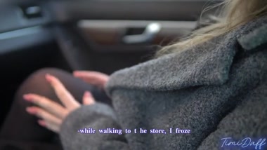 Frozen girl asked to get into a car — and thanked him with a blowjob