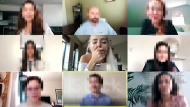 Girl Couldn't Hold Back and Had Sex Right During a Work Call on Zoom
