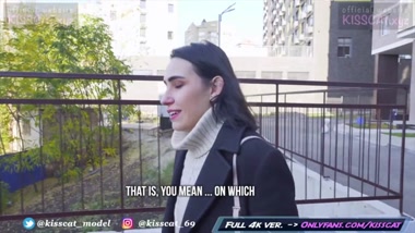 Russian girl told her friend about her encounter and showed him the place where she slept with a stranger