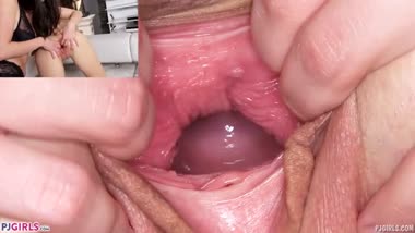 Girls Show Their Vaginas from the Inside: Explicit Compilation