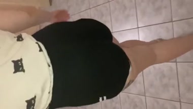 The neighbor couldn't resist right in the stairwell — quick sex without unnecessary words