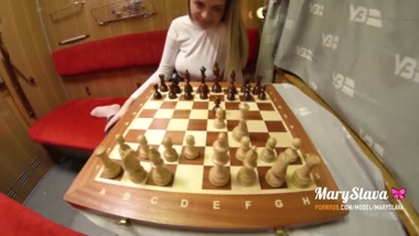 A Night Train Ride in a Compartment with a Stranger Turned into a Strip Chess Game