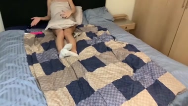 Neighbor Caught Masturbating and Offered Sex Herself
